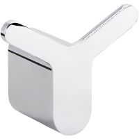 Двойной крючок Bemeta Organic Хром арт-157106211 — фото 1, Крючки для полотенец