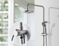 Товар: Душевая система Frap Хром арт-F2405 - фото 8 Душевая система Frap Хром арт-F2405 — фото 8, Душевые стойки