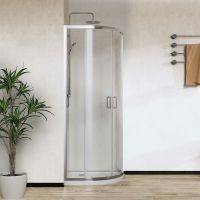 Товар: Душевой уголок Vincea City 90x90 профиль Хром стекло прозрачное арт-VSQ-5CT900CL - фото 2 Душевой уголок Vincea City 90x90 профиль Хром стекло прозрачное арт-VSQ-5CT900CL — фото 2, Душевые уголки четверть круга