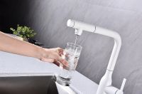 Смеситель для кухни Paulmark Viper Белый матовый арт-Vi213105-431 — фото 6, Смесители для кухни