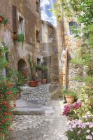 Фреска Ortograf Городской пейзаж 5365 Фактура бархат FX Флизелин (2*3) Разноцветный, Город/Цветы арт-5365 (бархат FX) — фото 2, Фрески