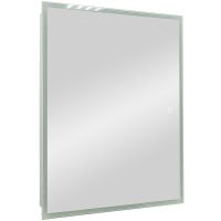 Зеркальный шкаф Континент Reflex LED 50 с подсветкой Белый арт-МВК127 — фото 2, Зеркальные шкафы в ванную