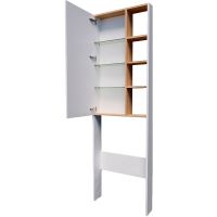 Шкаф пенал 1MarKa Gaula 60Н над унитазом White арт-У92518 — фото 2, Пеналы для ванной комнаты