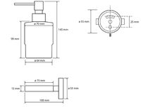 Дозатор для жидкого мыла Bemeta Omega Хром арт-104109102 — фото 2, Дозаторы