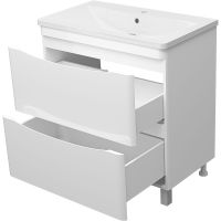 Товар: Тумба с раковиной Misty Атлантик 80 Белая арт-УТ000012713 - фото 4 Тумба с раковиной Misty Атлантик 80 Белая арт-УТ000012713 — фото 4, Тумбы с раковиной