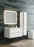 Товар: Шкаф пенал SanVit Авеню 32 подвесной Белый глянцевый арт-pavenuw - фото 13 Шкаф пенал SanVit Авеню 32 подвесной Белый глянцевый арт-pavenuw — фото 13, Пеналы для ванной комнаты