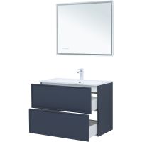 Тумба под раковину Aquanet Арт 90 подвесная Маренго арт-313266 — фото 11, Тумбы под раковину