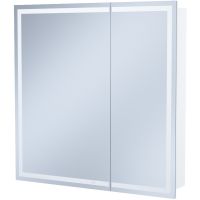 Зеркальный шкаф Iddis Zodiac 80 с подсветкой Белый арт-ZOD8000i99 — фото 1, Зеркальные шкафы в ванную