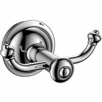 Двойной крючок Sapho Astor Хром арт-1325-01 — фото 1, Крючки для полотенец