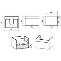 Товар: Тумба под раковину Brevita Enfida 120 подвесная Белая матовая арт-ENF-09060-011Я - фото 11 Тумба под раковину Brevita Enfida 120 подвесная Белая матовая арт-ENF-09060-011Я — фото 11, Тумбы под раковину