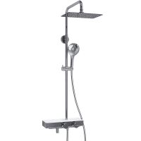 Душевая система WasserKRAFT с термостатом Хром Белая арт-A113.069.101.CH Thermo — фото 5, Душевые стойки