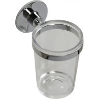 Стакан для зубных щеток Fixsen Round Хром арт-FX-92106 — фото 1, Стаканы для зубных щеток