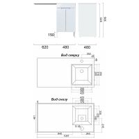 Товар: Тумба с раковиной Orange Kandy 110 R Белый глянец арт-OPKD-110TUW+RAR - фото 10 Тумба с раковиной Orange Kandy 110 R Белый глянец арт-OPKD-110TUW+RAR — фото 10, Тумбы с раковиной
