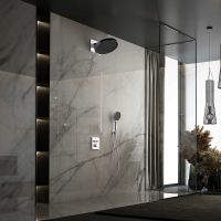 Душевая система Vincea Inspire с термостатом Хром арт-VSFW-3I21MT3CH — фото 3, Встраиваемые душевые комплекты