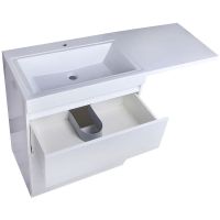 Тумба под раковину Style Line Даллас 140 Люкс Plus Белая арт-СС-00002273 — фото 6, Тумбы под раковину