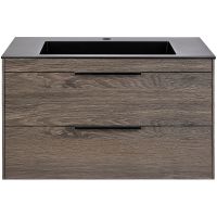 Товар: Тумба под раковину Vincea Chiara 2D 80 подвесная R.Oak арт-VMC-2C2800RO - фото 4 Тумба под раковину Vincea Chiara 2D 80 подвесная R.Oak арт-VMC-2C2800RO — фото 4, Тумбы под раковину