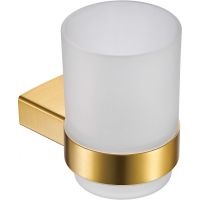 Стакан для зубных щеток Milacio Ultra Брашированное золото арт-MCU.961.GD — фото 1, Стаканы для зубных щеток