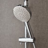 Душевая система Jacob Delafon Metro с термостатом Хром арт-E26588-CP — фото 6, Душевые стойки