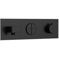 Душевая система Vincea Inspire с термостатом Черная матовая арт-VSFW-422TI3MB — фото 3, Встраиваемые душевые комплекты