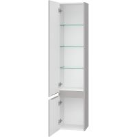 Шкаф пенал Brevita Victory 35 L Серый шелк арт-VIC-05035-500L — фото 7, Пеналы для ванной комнаты