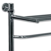 Водяной полотенцесушитель Ника Trapezium ЛТ/ВП 60x40 с полкой Хром арт-ЛТ ВП 60/40 — фото 3, Водяные полотенцесушители