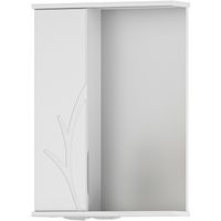 Зеркало со шкафом Volna Adel 50 L с подсветкой Белое арт-zsADEL50.L-01 — фото 8, Зеркальные шкафы в ванную