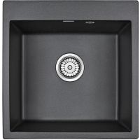 Товар: Кухонная мойка Paulmark Kante 50 Черная арт-PM105152-BL - фото 1 Кухонная мойка Paulmark Kante 50 Черная арт-PM105152-BL — фото 1, Кухонные мойки