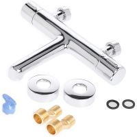 Душевая система Agger Thermo с термостатом Хром арт-A2493500 — фото 13, Душевые стойки