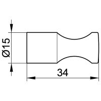 Крючок Keuco Elegance New 11614 010000 Хром арт-11614010000 — фото 2, Крючки для полотенец