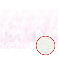 Фреска Ortograf Levity 33389 Фактура флок FLK Флизелин (4*2,7) Белый/Розовый, Перья арт-33389 (флок FLK) — фото 1, Фрески