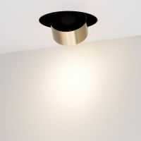 Товар: Встраиваемый светильник Arlight Plurio Латунь/Черный арт-038075 - фото 2 Встраиваемый светильник Arlight Plurio Латунь/Черный арт-038075 — фото 2, Точечные светильники