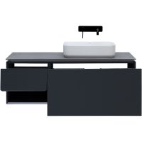 Тумба под раковину Allen Brau Infinity 120 R подвесная Антрацит матовый арт-1.21008.AM — фото 7, Тумбы под раковину