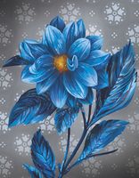 Товар: Фреска Ortograf Цветы 5189 Фактура флок FLK Флизелин (2,1*2,7) Голубой/Серый, Цветы/Живопись арт-5189 (флок FLK) - фото 2 Фреска Ortograf Цветы 5189 Фактура флок FLK Флизелин (2,1*2,7) Голубой/Серый, Цветы/Живопись арт-5189 (флок FLK) — фото 2, Фрески