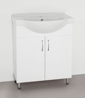 Тумба под раковину Style Line Эко Стандарт 23 Эрика 70 Белый глянец арт-ЛС-00000105 — фото 3, Тумбы под раковину