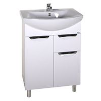 Тумба под раковину АСБ-мебель Мессина 60 Белая арт-9891 — фото 1, Тумбы под раковину