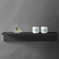 Полка из искусственного камня Abber Stein Черная матовая арт-AS1654MB — фото 2, Полки для ванной и душа