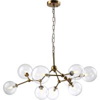 Товар: Люстра Crystal Lux Прозрачная Бронза арт-MAXIMO SP9 BRONZE - фото 1 Люстра Crystal Lux Прозрачная Бронза арт-MAXIMO SP9 BRONZE — фото 1, Люстры