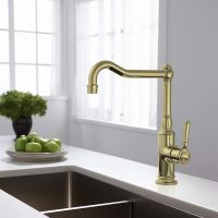 Смеситель для кухни Aquatek Классик Полированное золото арт-AQ1580PG — фото 2, Смесители для кухни