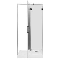 Душевая дверь Aquanet Beta NWD6221 100 L профиль Хром стекло прозрачное арт-185947 — фото 2, Распашные душевые двери