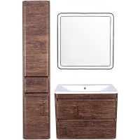 Шкаф пенал Style Line Атлантика 35 L Люкс Plus с бельевой корзиной Старое дерево арт-СС-00002222 — фото 7, Пеналы для ванной комнаты