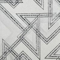 Обои Wiganford by Solo Crystal Ice Винил на флизелине (1,06*10,05) Белый/Голубой, Геометрия арт-AK2059 — фото 1, Обои для стен