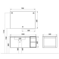 Зеркало Orans BC-V8101 95 с подсветкой с сенсорным выключателем арт-8101MR — фото 6, Зеркала в ванную комнату
