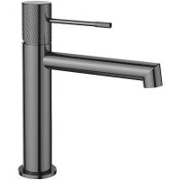 Смеситель для раковины Vincea Desire Вороненая сталь арт-VBF-1D1GM — фото 1, Смесители для раковины