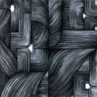 Панно Zambaiti Parati Trussardi VII Винил на флизелине (3*3) Черный/Серый, Абстракция/Геометрия арт-18988 — фото 1, Обои для стен