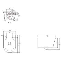 Товар: Унитаз Aquatek Оберон подвесной с сиденьем Микролифт арт-AQ1365T-00 - фото 6 Унитаз Aquatek Оберон подвесной с сиденьем Микролифт арт-AQ1365T-00 — фото 6, Подвесные унитазы