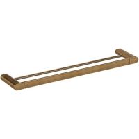 Полотенцедержатель Remer Lounge двойной Бронза арт-LN33VO — фото 1, Полотенцедержатели