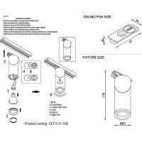 Товар: Трековый светильник Crystal Lux Черный арт-CLT 0.31 030 BL - фото 2 Трековый светильник Crystal Lux Черный арт-CLT 0.31 030 BL — фото 2, Трековые светильники