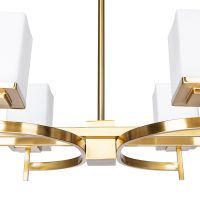 Люстра Divinare Fawaris Белая Латунь арт-4504/17 LM-8 — фото 3, Люстры