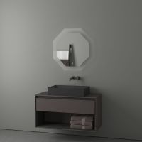 Зеркало Evoform Ledshine 70x70 с подсветкой 22.5 W - сенсорный выключатель - нейтральный белый свет арт-BY 2604 — фото 4, Зеркала в ванную комнату