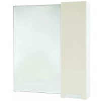 Зеркало со шкафом Bellezza Пегас 80 R Бежевое арт-4610413001073 — фото 1, Зеркальные шкафы в ванную